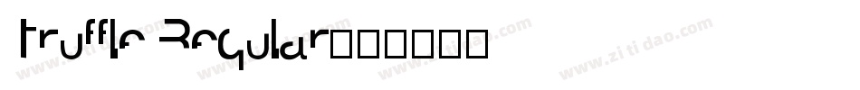 Truffle Regular字体转换